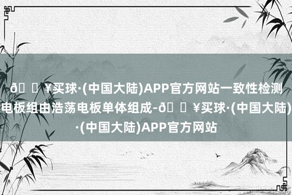 🔥买球·(中国大陆)APP官方网站一致性检测：新能源汽车电板组由浩荡电板单体组成-🔥买球·(中国大陆)APP官方网站