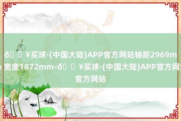 🔥买球·(中国大陆)APP官方网站轴距2969mm 宽度1872mm-🔥买球·(中国大陆)APP官方网站